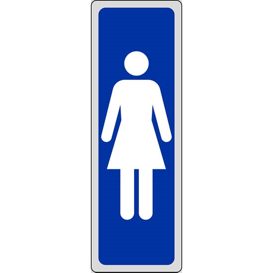 SEGNALE TOILETTE (DONNE FIG.GRANDE) ADESIVO MM150X 50