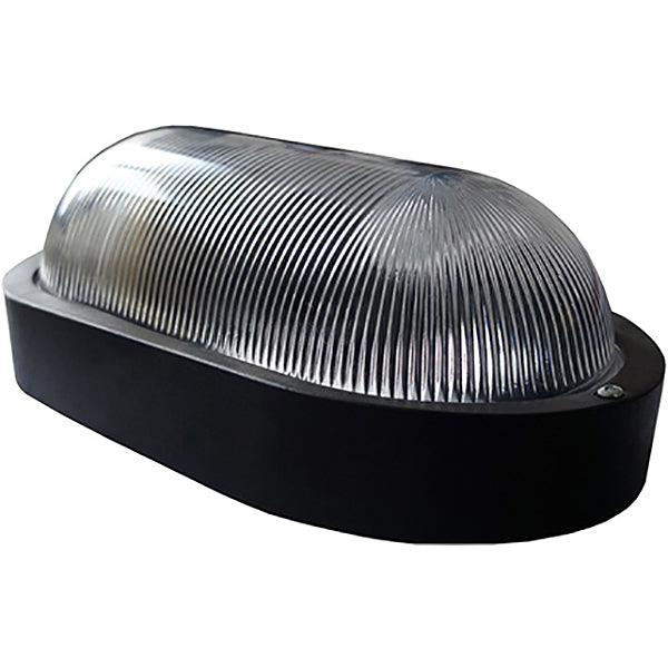 FAEG PLAFONIERA MOD. OVALE IP44 COLORE NERO