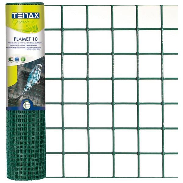 TENAX RETE PLAMET 10 IN FERRO ZINCATO PLASTIFICATO COLORE VERDE