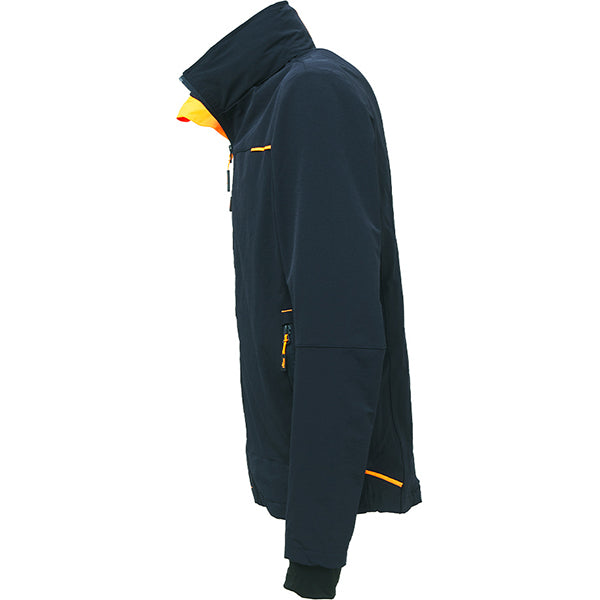 U-POWER GIACCA IN TESSUTO PLUTON CON CAPPUCCIO COLORE DEEP BLUE TG.S*