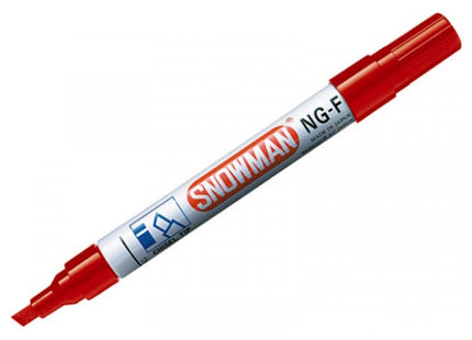 ULLMANN SNOWMAN MARCATORE NG-F200 PUNTA TAGLIO DIAGONALE MM3,7X5 ROSSO