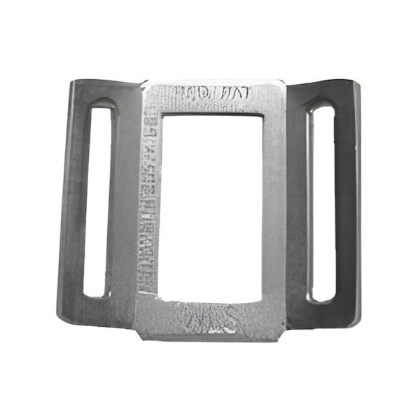 STROPS FIBBIA IN ACCIAIO PER REGGETTA A NASTRO*