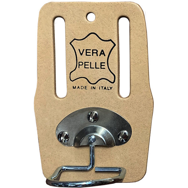 MUCHACHO PORTAMARTELLI IN CUOIO CON GANCIO IN ACCIAIO SNODATO ART.112