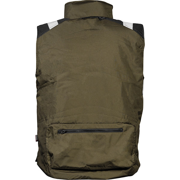 COFRA GILET IMBOTTITO POLAR COLORE FANGO/NERO