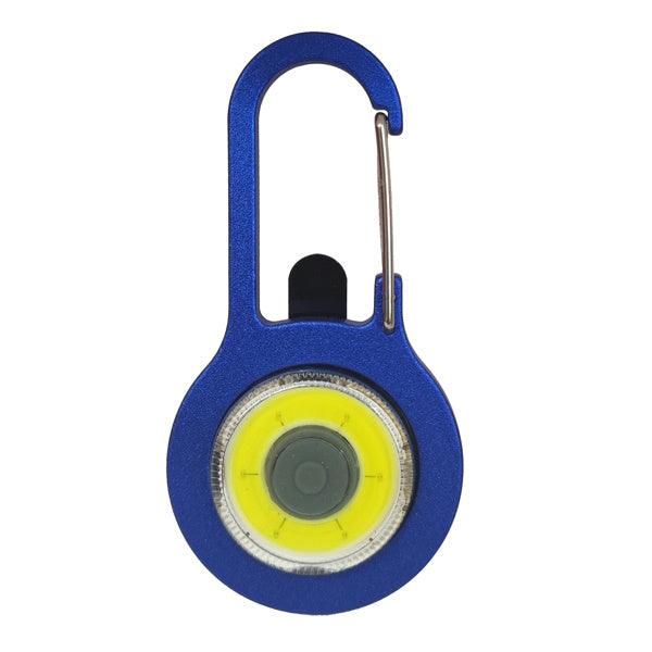PORTACHIAVI A MOSCHETTONE MODELLO FLASHLIGHT LED DISC BLU SILCA - RENAUDO.jpg