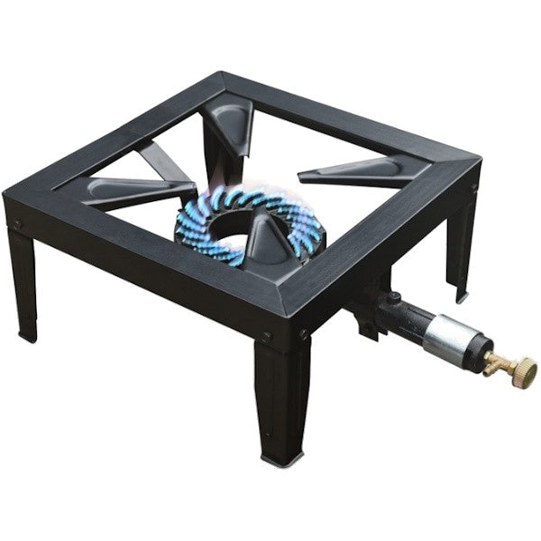 PROJECT FORNELLONE A GAS IN GHISA 4 PIEDI MOD. POWERFIRE 4 H