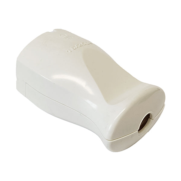 FAEG PRESA CIVILE VOLANTE SCHUKO BIPASSO 2P+T 10/16A BIANCO