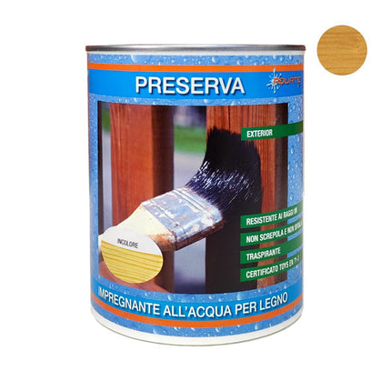 VERNITES PRESERVA IMPREGNANTE ALL'ACQUA LARICE CHIARO LT 0,75