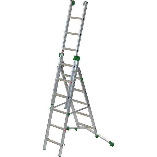 FACAL SCALA SUPER PRIMA 3 ELEMENTI TRASFORMABILE IN ALLUMINIO