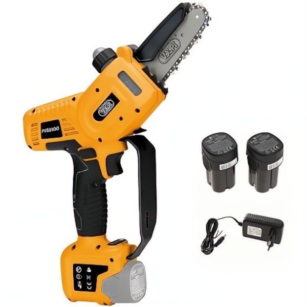 VOLPI SEGHETTO A CATENA PER  POTATURA A BATTERIA PVS5500 14,4V 2,5AH