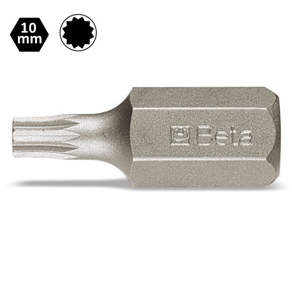 BETA   867XZN INSERTO BIT PER VITI CON INCAVO XZN ATTACCO MM10
