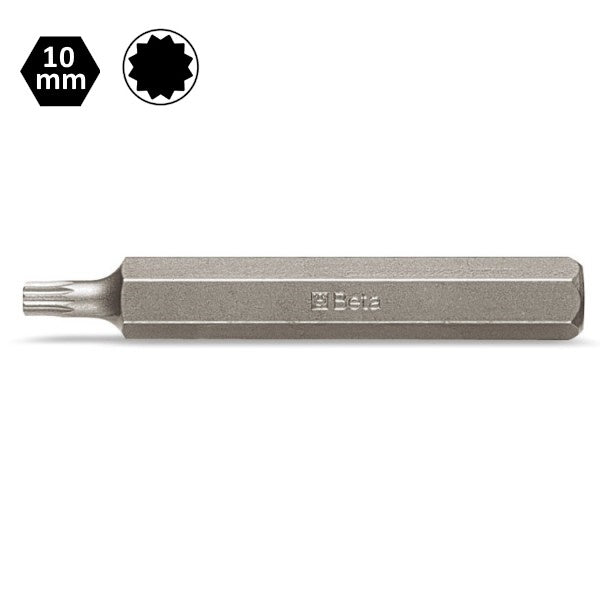 BETA   867XZN/L INSERTO BIT PER VITI CON INCAVO XZN LUNGO ATTACCO MM10