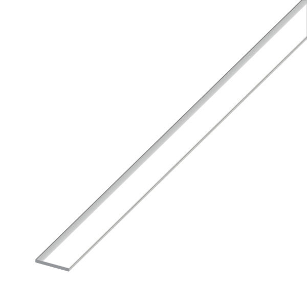 ALFER BARRA PIATTA ALLUMINIO ANODIZZATO OTTICA CROMATA MT.1