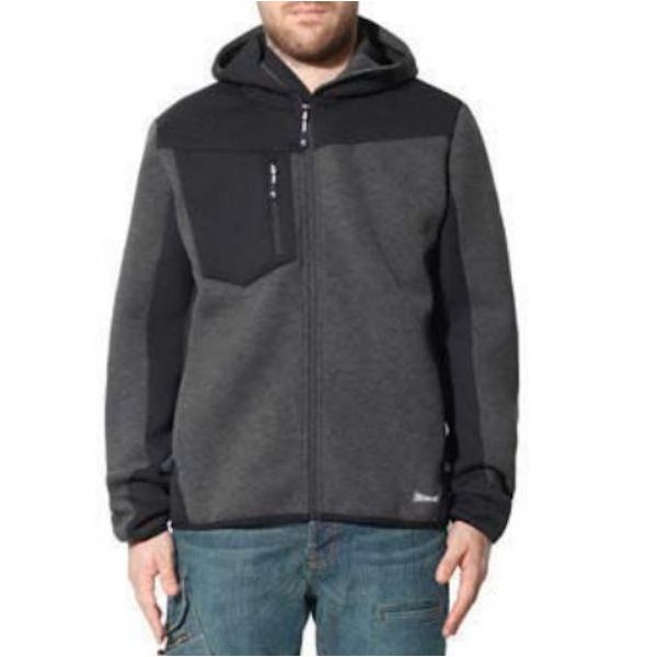 ISSA GIACCA CON CAPPUCCIO FYNOR COLORE GRIGIO/NERO