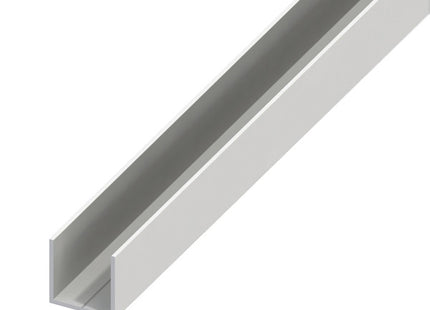 ALFER PROFILO QUADRATO A U PVC BIANCO MM19,5X1,5 MT1