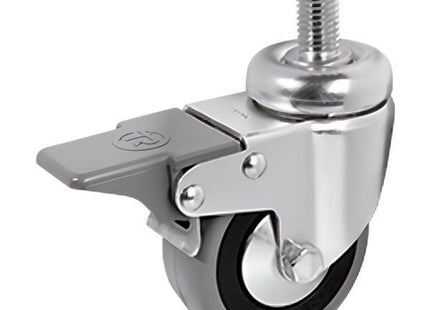 TELLURE ROTA RUOTA 37 SUPPORTO GIREVOLE CON PERNO+FRENO D.MM 50 KG 35