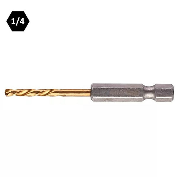 MILWAUKEE PUNTA ELICOIDALE HSS ATTACCO BITS 1/4" D.MM 3,0X 65 CONF.PZ2
