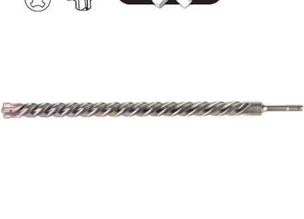 MILWAUKEE PUNTA SDS-PLUS MX4 A 4 TAGLIENTI D.MM30  X 450
