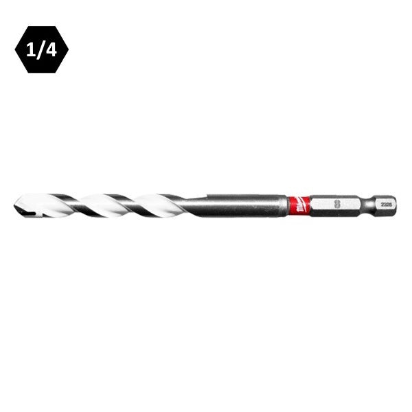 MILWAUKEE PUNTA MULTIMATERIALE ATTACCO BITS 1/4" D.MM 3X 90