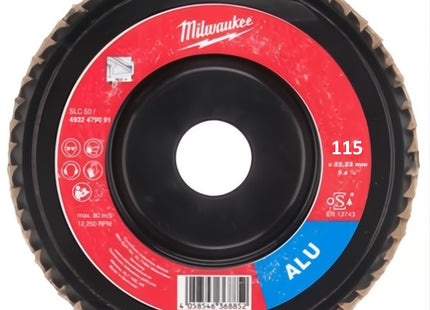 MILWAUKEE DISCO LAMELLARE PER ALLUMINIO SLC50 D.MM115X22