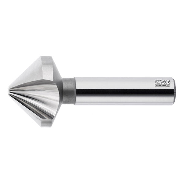 WSG SVASATORE 90° CODOLO CILINDRICO A 3 TAGLIENTI IN HSS DIN 335 C