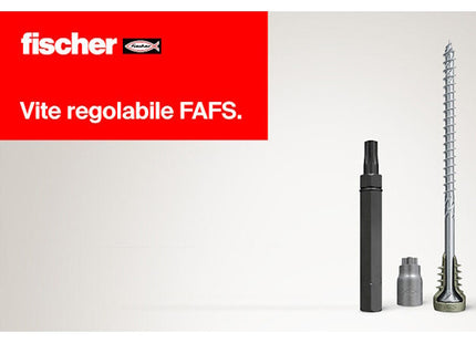 FISCHER VITE PER LEGNO REGOLABILE FAFS ZINCATA BIANCA