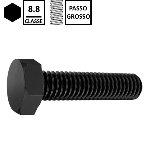 VITE TE INTERAMENTE FILETTATA CLASSE 8.8 GREZZA UNI 5739