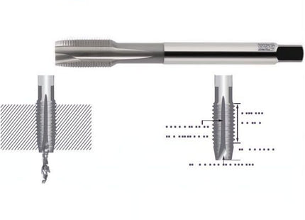 WSG MASCHIO MACCHINA 6028 HSS-E PER FORI PASSANTI