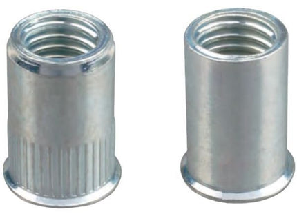 FAR INSERTO FILETTATO IN ACCIAIO A TESTA RIDOTTA FTR