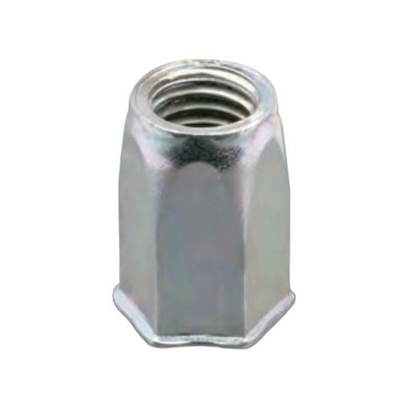 FAR INSERTO FILETTATO IN ACCIAIO TESTA RIDOTTA GAMBO ESAGONALE ER