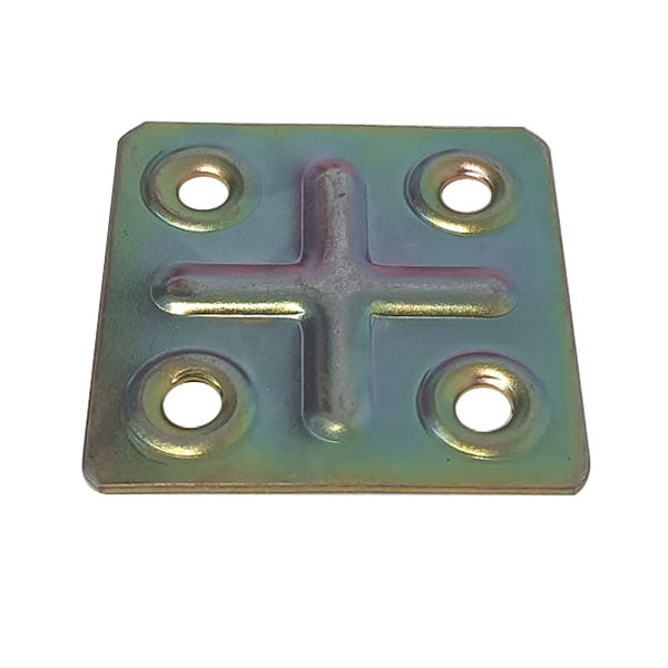 MINUTEX PIASTRE GIUNZIONE 4 FORI IN ACCIAIO ZINCATO IN CONF.DA PZ4