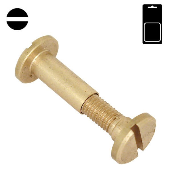 SODIFER VITI A CANNOCCHIALE IN OTTONE IN CONF.BLISTER DA PZ 4