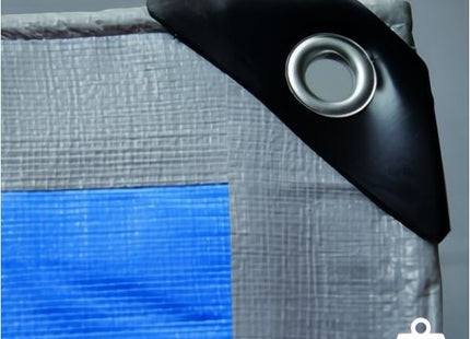 VERDELOOK TELO OCCHIELLATO AD ELEVATA RESISTENZA COLORE GRIGIO/BLU