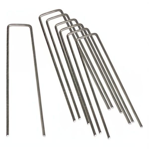 VERDELOOK PICCHETTI FERMAPRATO IN METALLO AD &quot;U&quot; IN BLISTER DA PZ.20