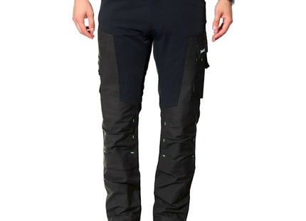 ISSA PANTALONE DA LAVORO FLEXARD NERO/NERO
