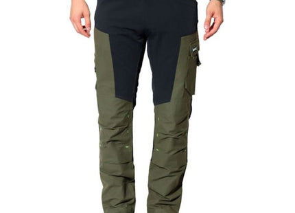 ISSA PANTALONE DA LAVORO FLEXARD VERDE/NERO