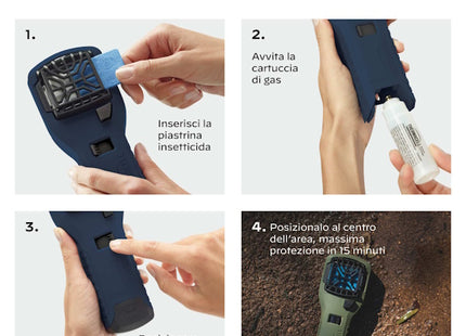 THERMACELL DISPOSITIVO PORTATILE ANTIZANZARE MR300 ANTI MOSQUITO II