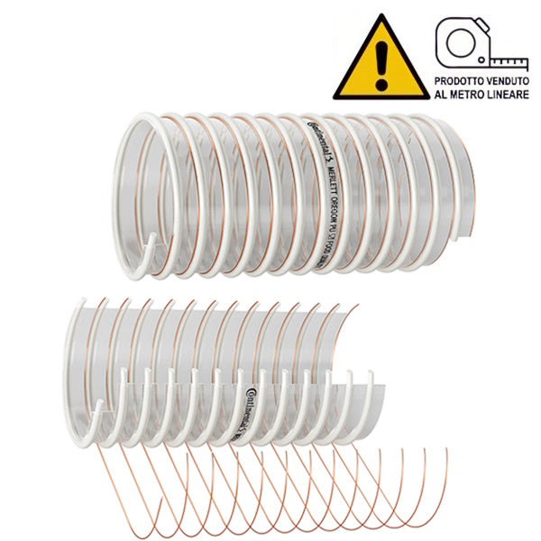 MERLETT TUBO OREGON PU ET ANTISTATICO SPIRALE PVC E RAME