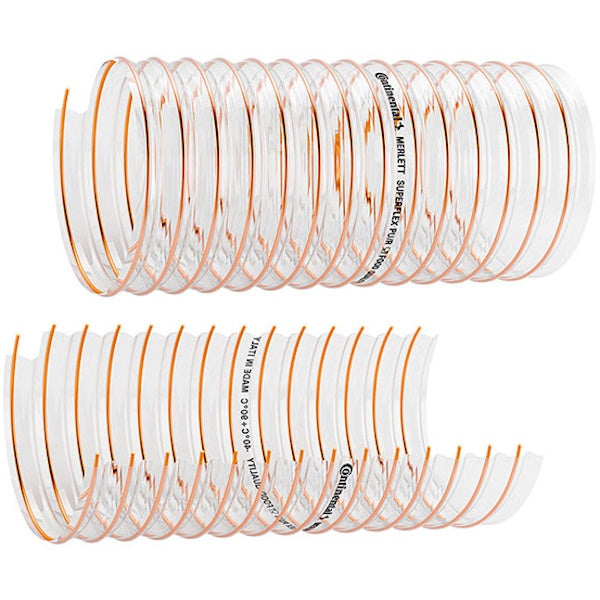 MERLETT TUBO SUPERFLEX PU R SPIRALE ACCIAIO RAMATO