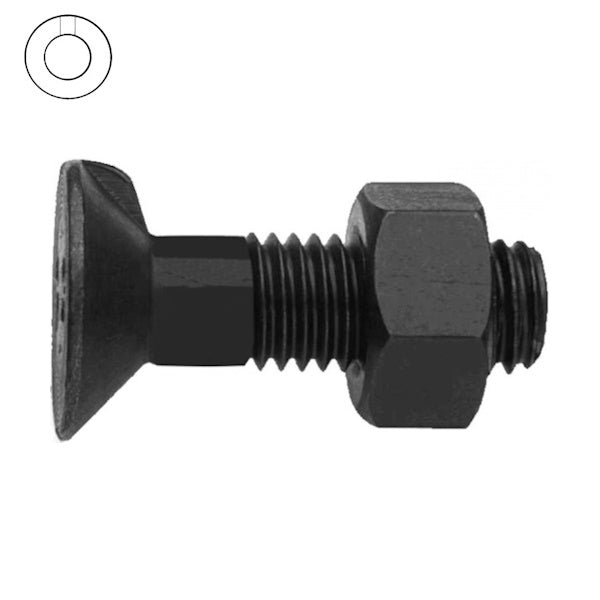 BULLONE TSP CON NASELLO E DADO UNI 6105 GREZZO