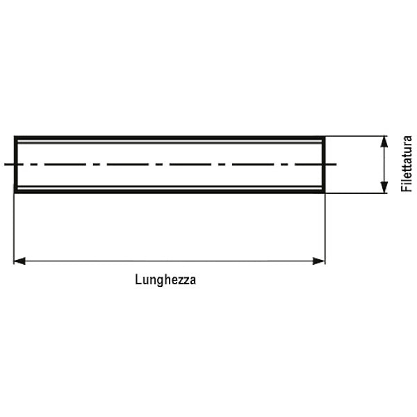 Barra Filettata Metrica 10 Mm DIN 975 Qualità 5.6 - Foto 5