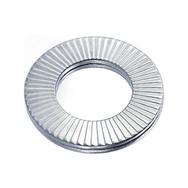 NORD-LOCK COPPIA RONDELLE CON BLOCCAGGIO A CUNEI ZINCATE