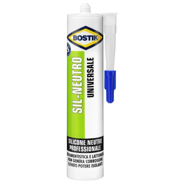UHU BOSTIK SIL-NEUTRO SILICONE NEUTRO TRASPARENTE CARTUCCIA ML300