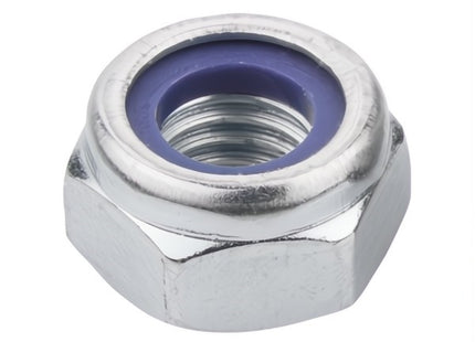 DADO AUTOBLOCCANTE BASSO PASSO FINE CL. 8 Z.BIANCO DIN 985 M27X2