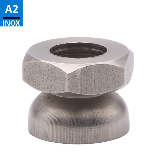 DADO ANTIFURTO A STRAPPO IN ACCIAIO INOX A2