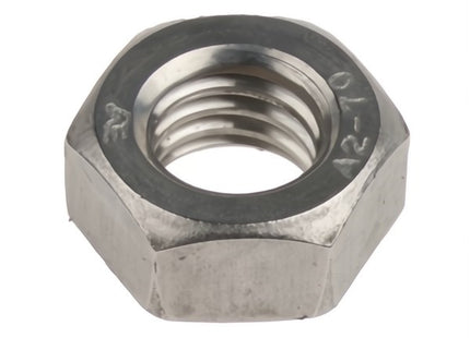 DADO ESAGONALE MEDIO PASSO GROSSO INOX A2 UNI 5588 DIN 934 M 3
