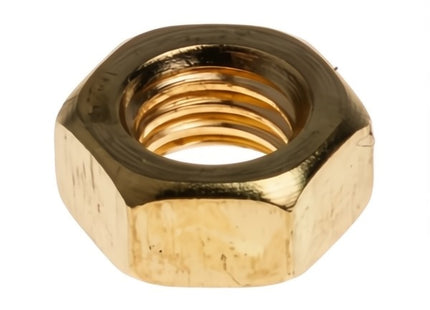 DADO ESAGONALE MEDIO PASSO GROSSO OTTONE UNI 5588 DIN 934 M10