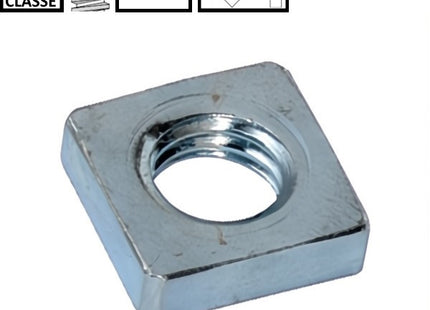 DADO QUADRO CLASSE 8 ZINCATO BIANCO UNI 5596 DIN 562 M 8