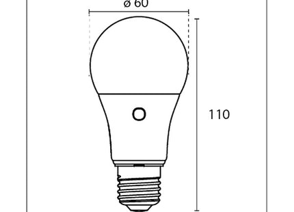 CENTURY LAMPADINA LED SENSOR PLUS A GOCCIA 230V E27 IP20