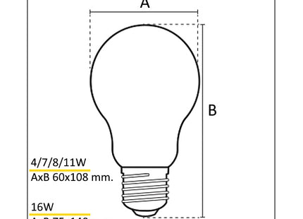 CENTURY LAMPADINA LED INCANTO SATEN GOCCIA 230V E27 IP20